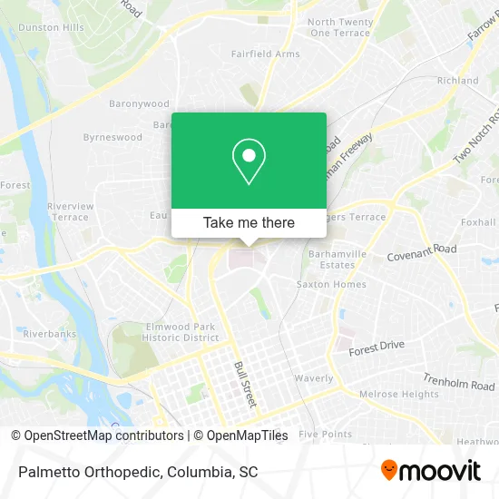 Palmetto Orthopedic map