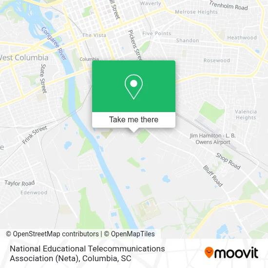 National Educational Telecommunications Association (Neta) map