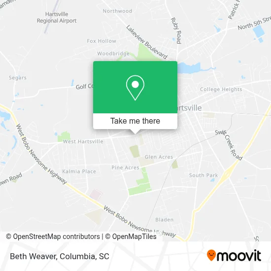 Beth Weaver map