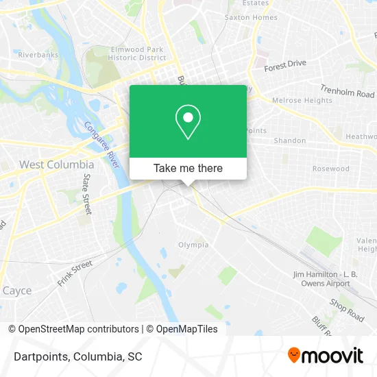 Dartpoints map