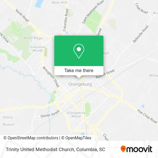 Trinity United Methodist Church map
