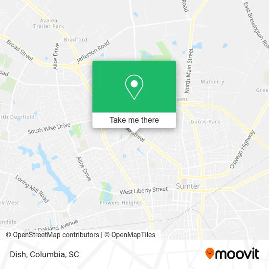 Dish map