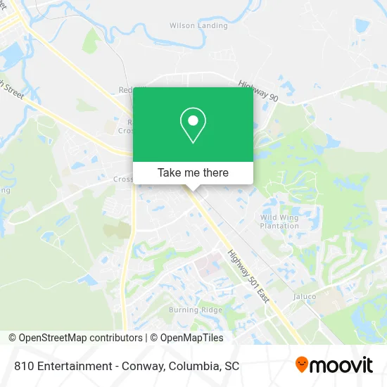 810 Entertainment - Conway map