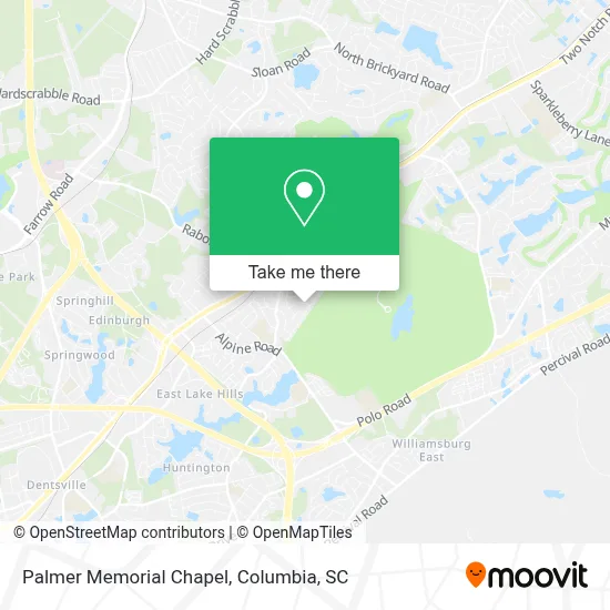 Palmer Memorial Chapel map