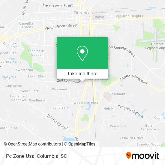 Pc Zone Usa map