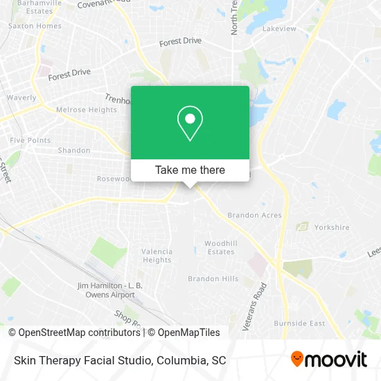 Skin Therapy Facial Studio map