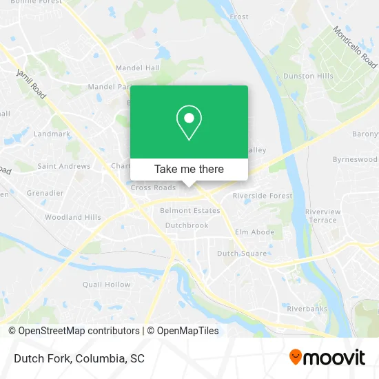 Dutch Fork map