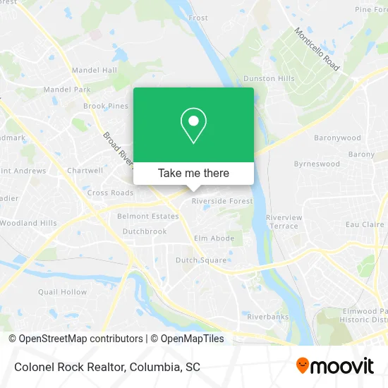 Colonel Rock Realtor map
