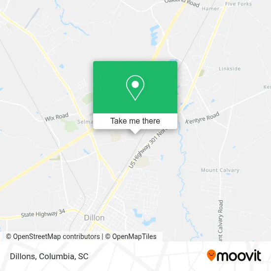 Dillons map