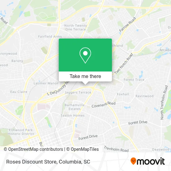 Roses Discount Store map