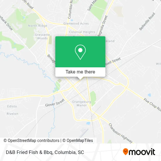 D&B Fried Fish & Bbq map