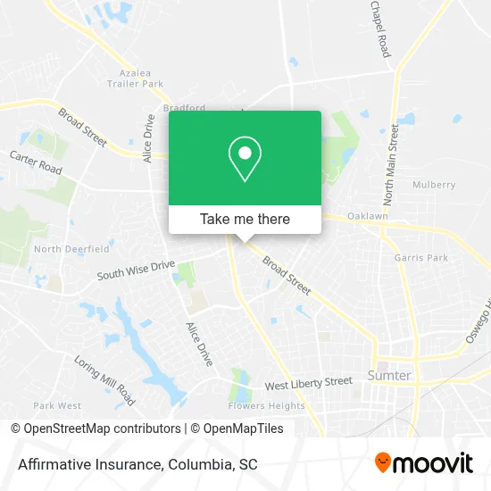Affirmative Insurance map
