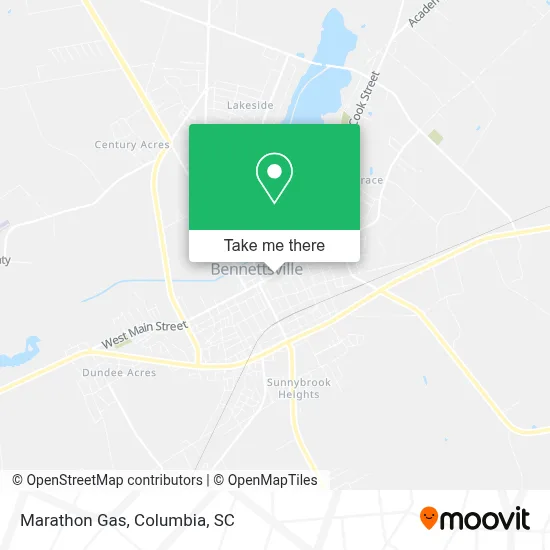 Marathon Gas map