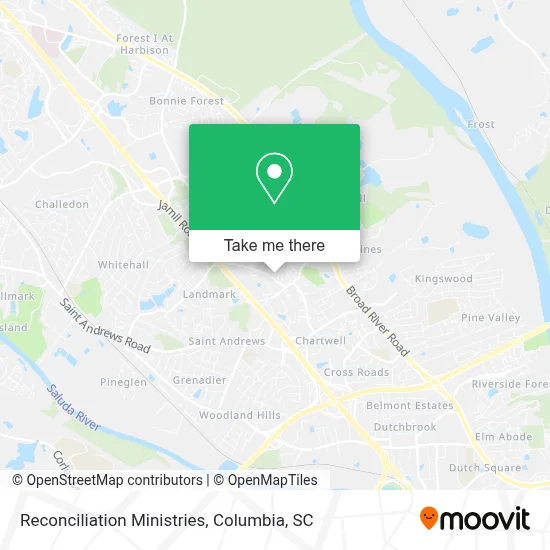 Reconciliation Ministries map