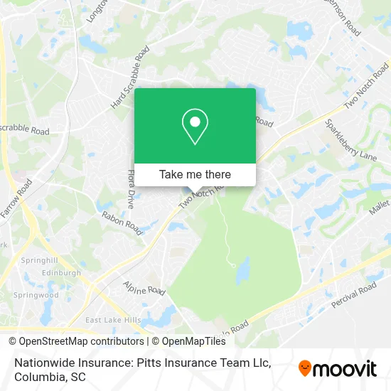 Nationwide Insurance: Pitts Insurance Team Llc map