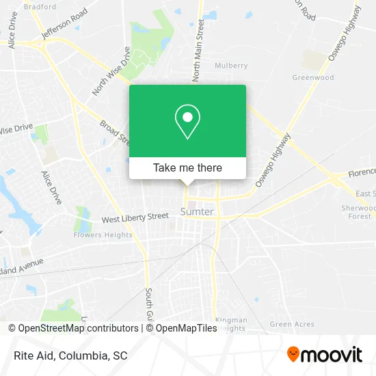 Rite Aid map