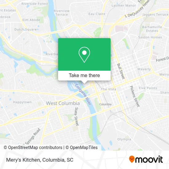 Mery's Kitchen map