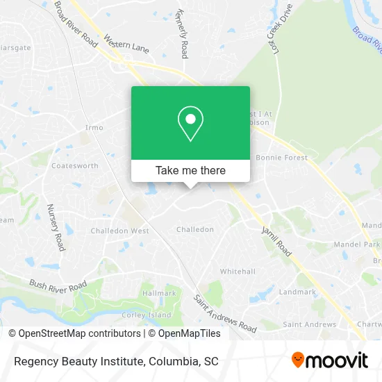 Regency Beauty Institute map