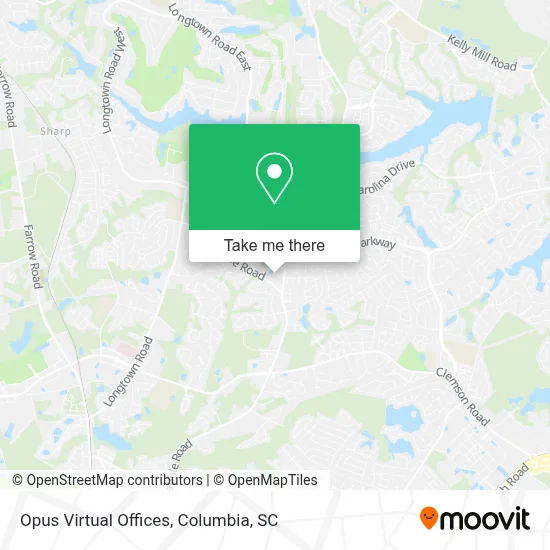 Opus Virtual Offices map