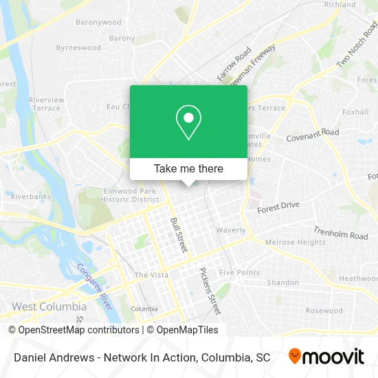 Daniel Andrews - Network In Action map