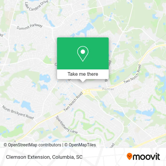 Clemson Extension map
