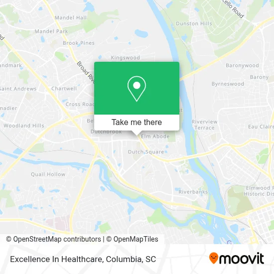 Excellence In Healthcare map
