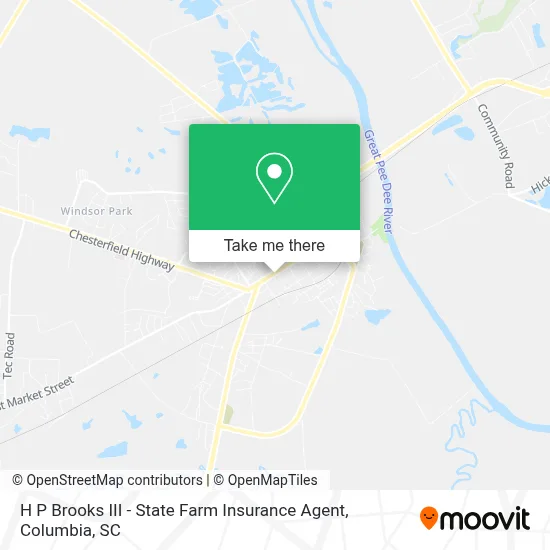 H P Brooks III - State Farm Insurance Agent map