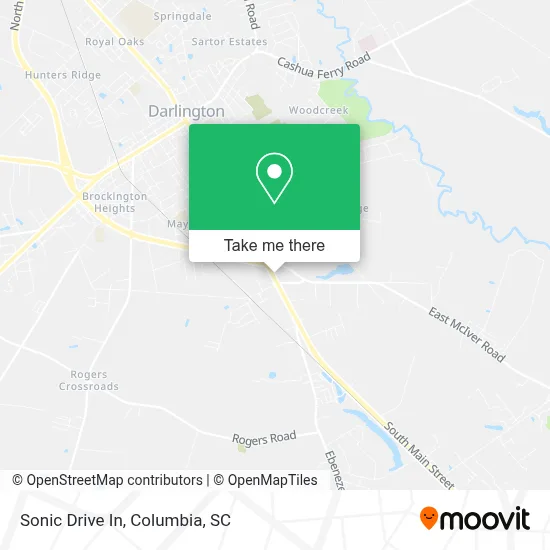 Sonic Drive In map
