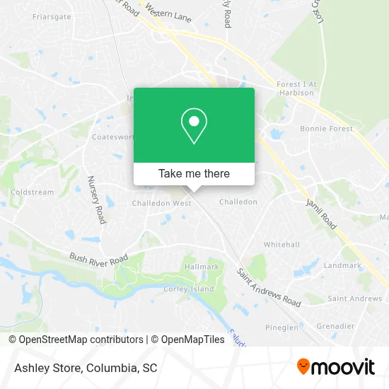 Ashley Store map