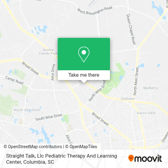 Straight Talk, Llc Pediatric Therapy And Learning Center map