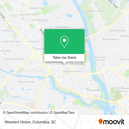 Western Union map