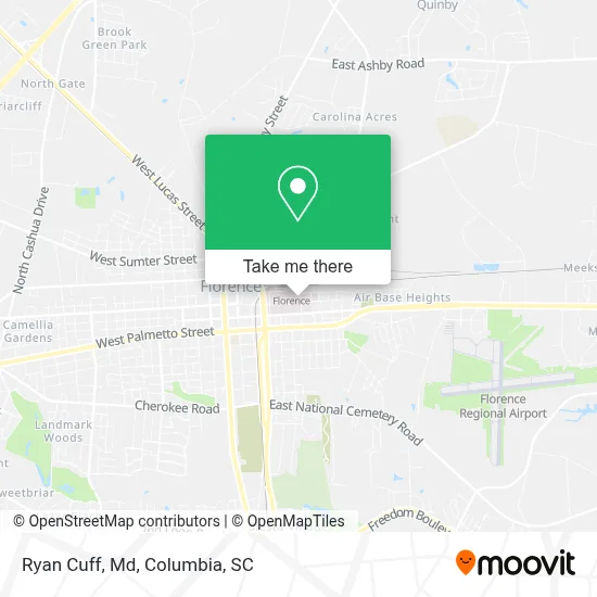 Ryan Cuff, Md map