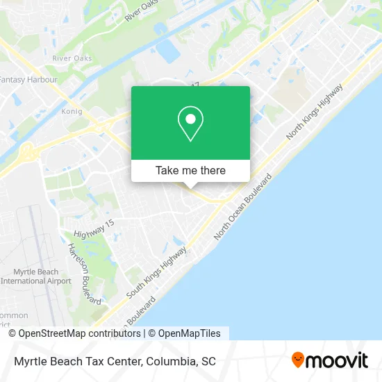 Myrtle Beach Tax Center map