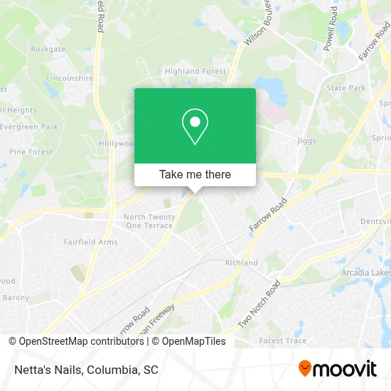 Netta's Nails map