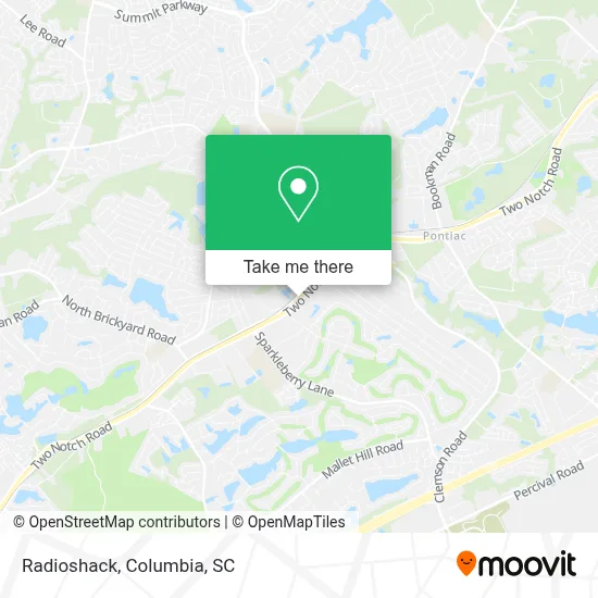 Radioshack map