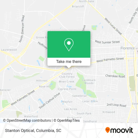 Stanton Optical map