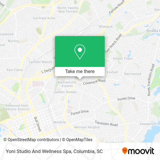 Yoni Studio And Wellness Spa map