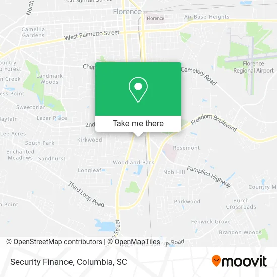 Security Finance map