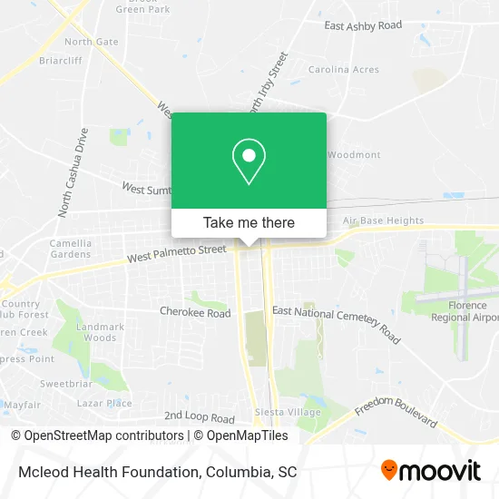 Mcleod Health Foundation map