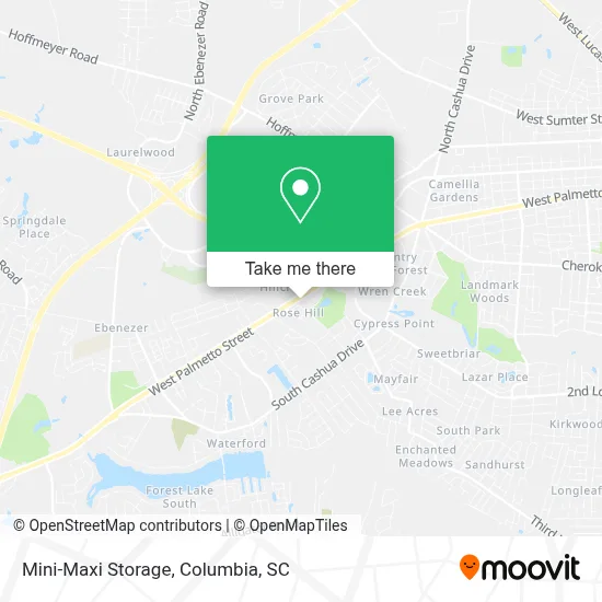 Mini-Maxi Storage map
