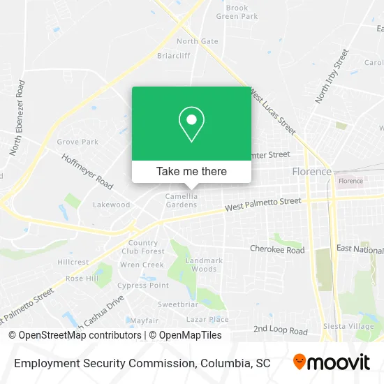 Employment Security Commission map
