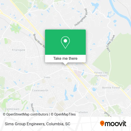 Sims Group Engineers map