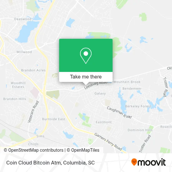 Coin Cloud Bitcoin Atm map