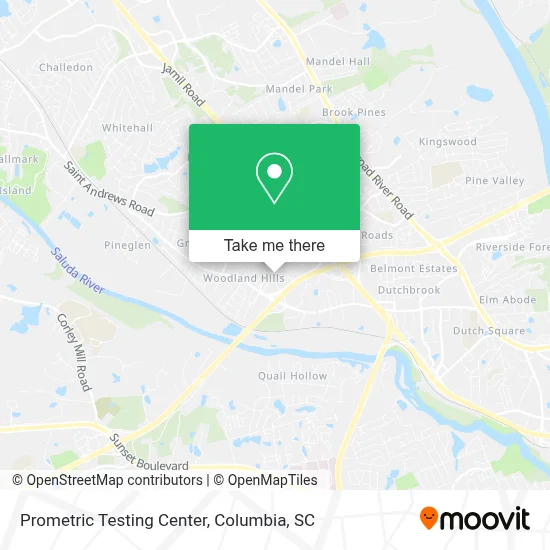 Prometric Testing Center map