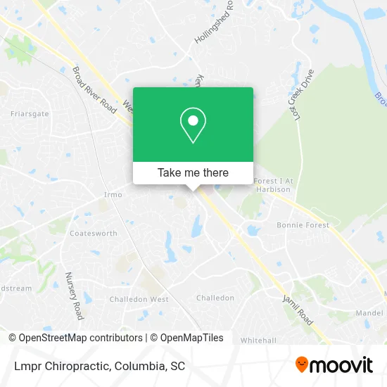 Lmpr Chiropractic map