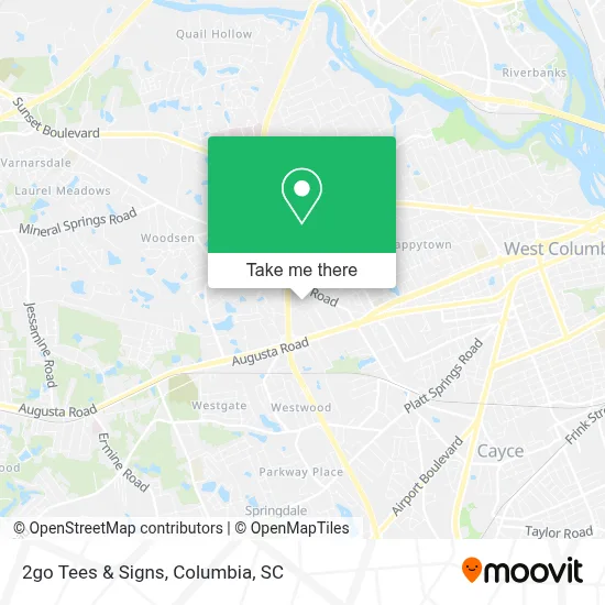 2go Tees & Signs map