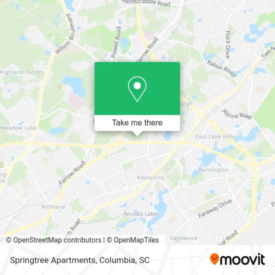 Springtree Apartments map