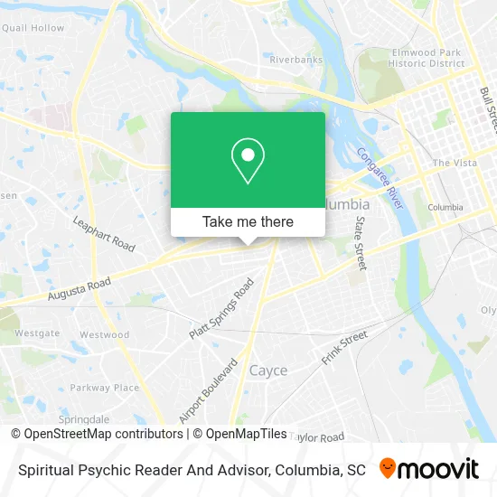 Spiritual Psychic Reader And Advisor map