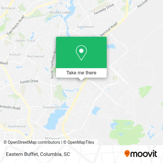 Eastern Buffet map