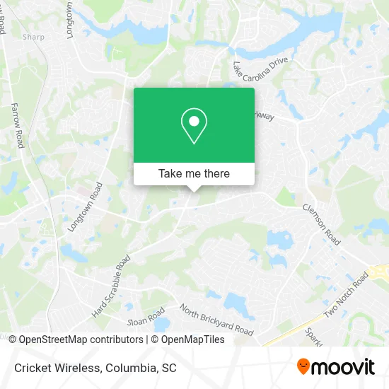 Cricket Wireless map